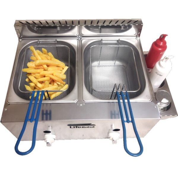 دستگاه سرخ کن صنعتی دو لگن